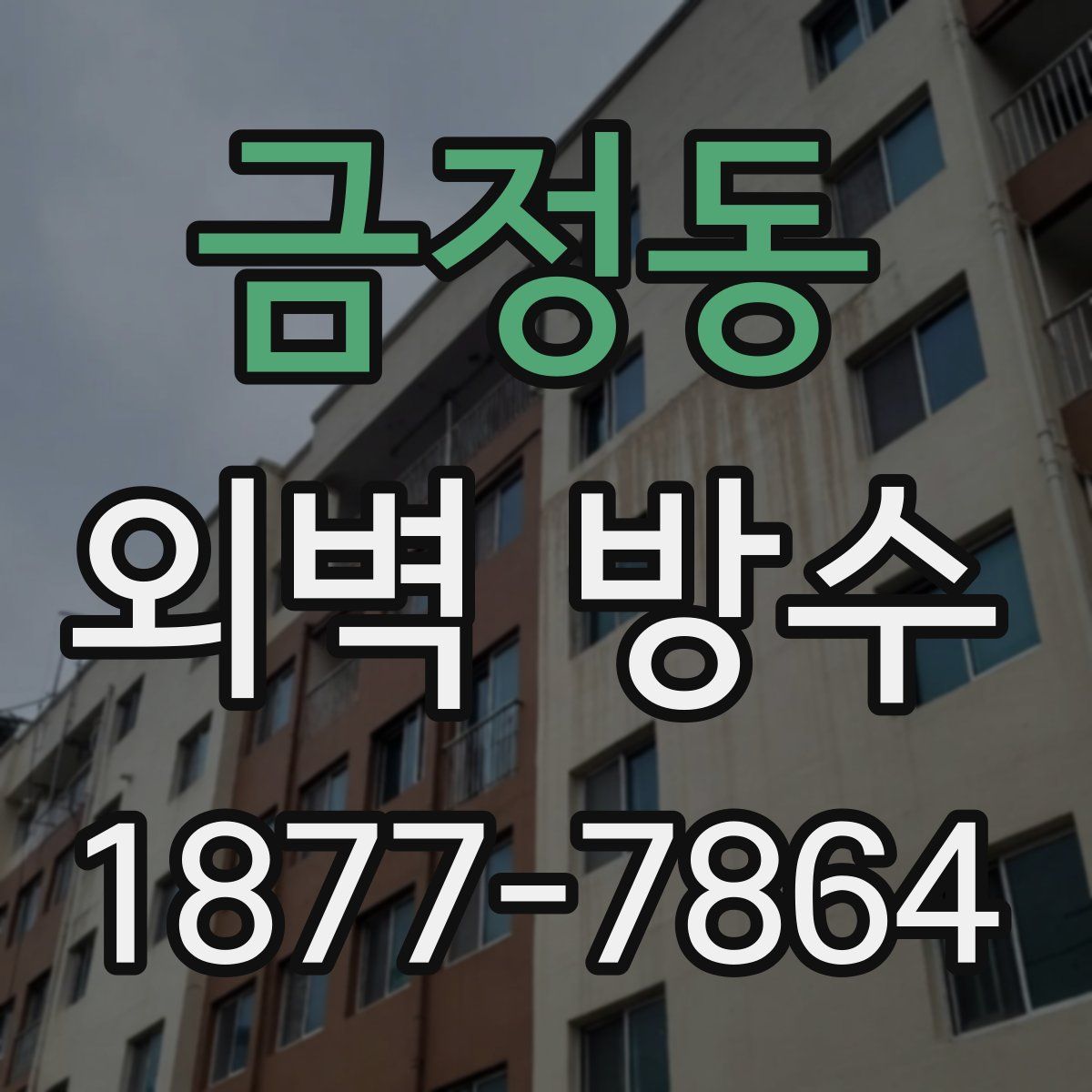 금정동 외벽 방수