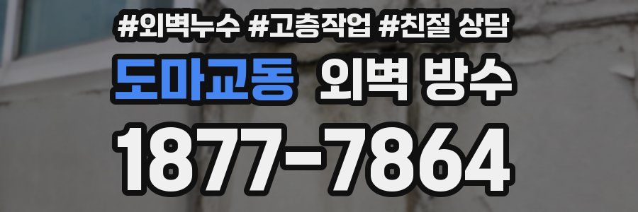 도마교동 외벽 방수