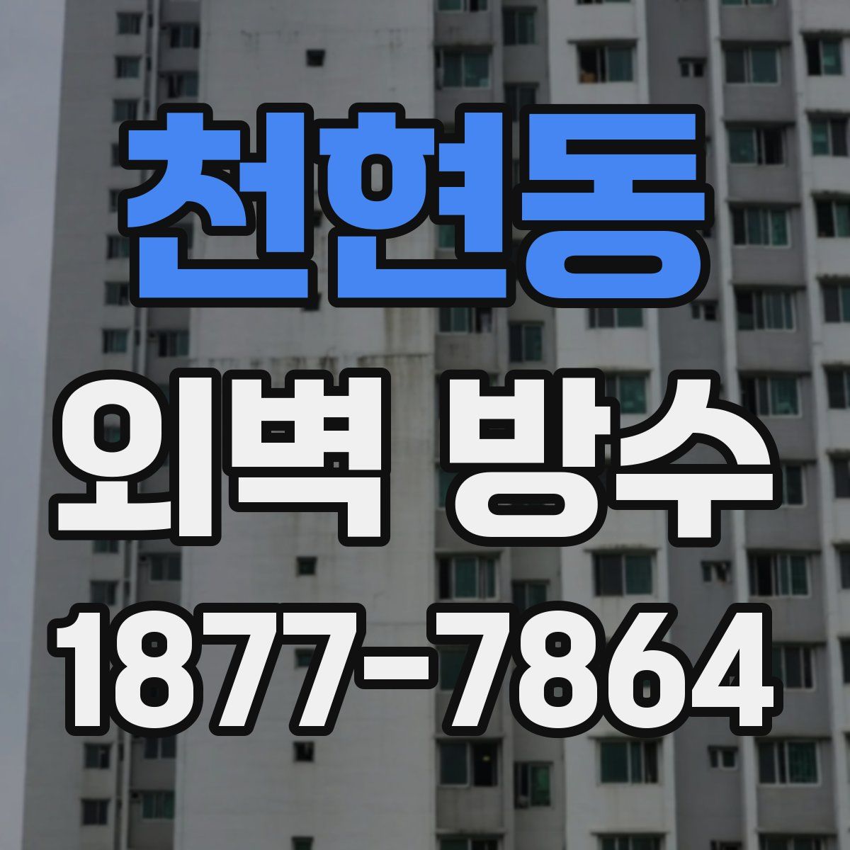 천현동 외벽 방수