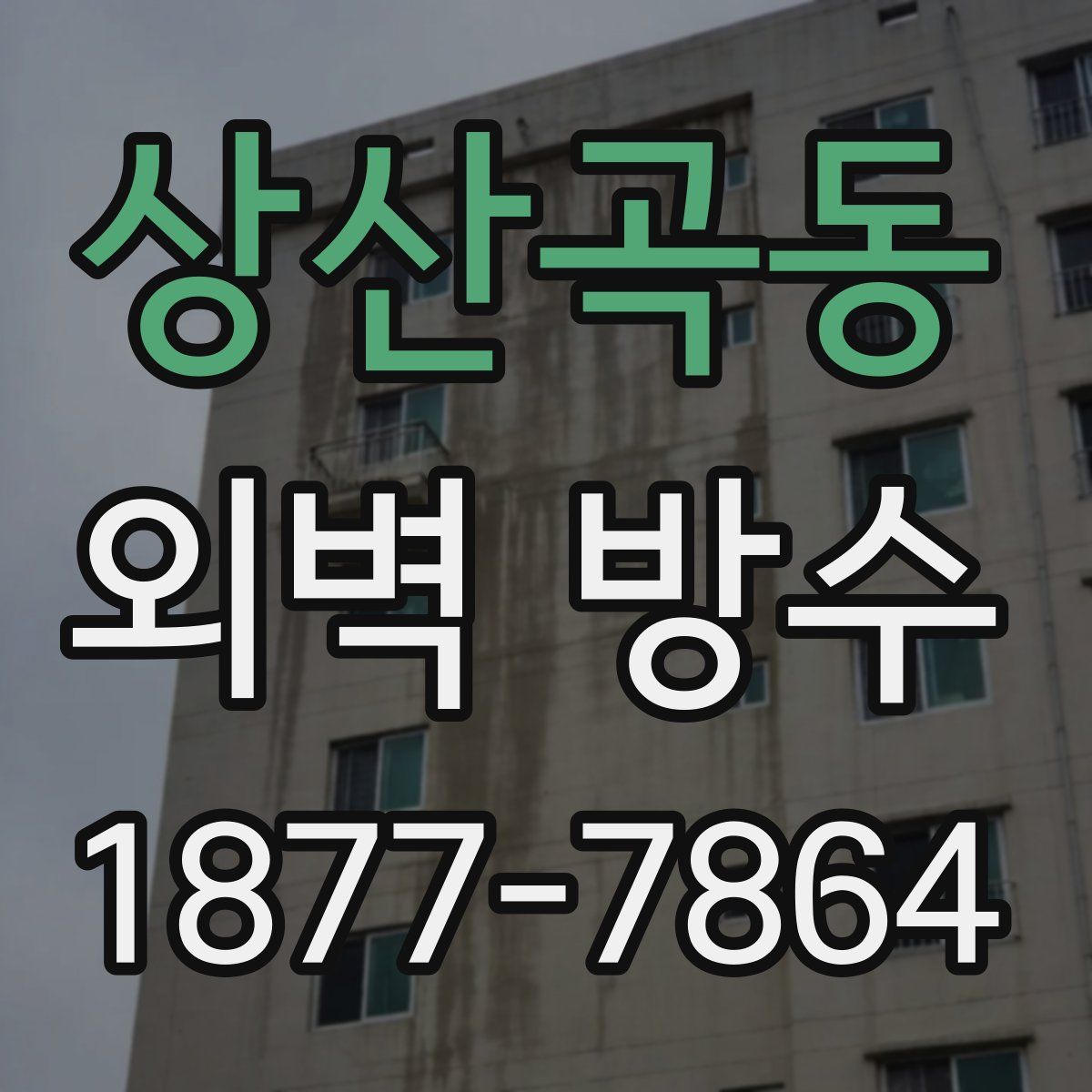 상산곡동 외벽 방수
