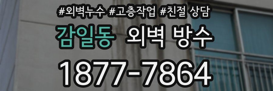 감일동 외벽 방수
