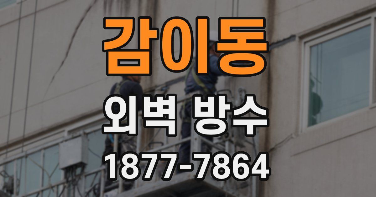 감이동 외벽 방수