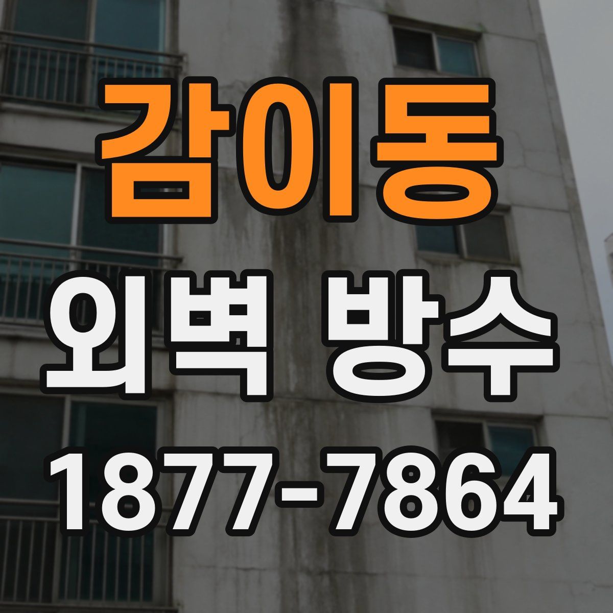 감이동 외벽 방수