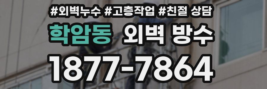 학암동 외벽 방수