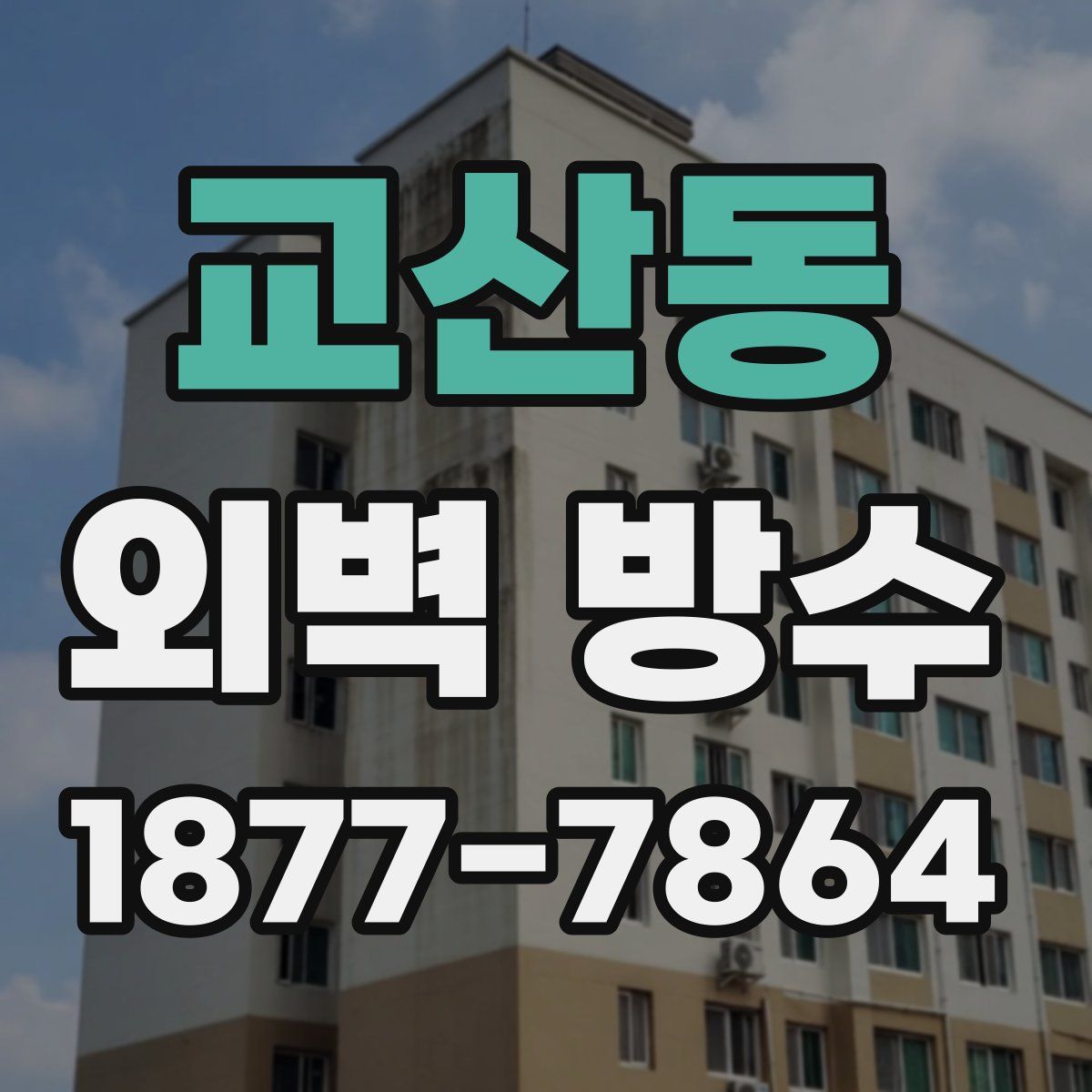 교산동 외벽 방수