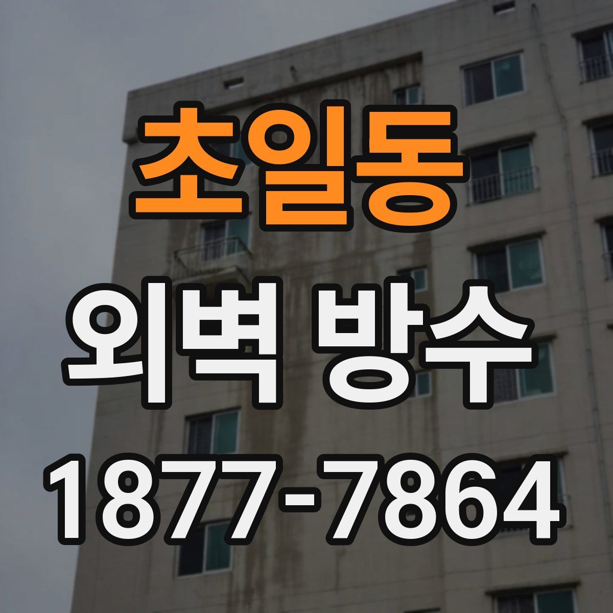 초일동 외벽 방수