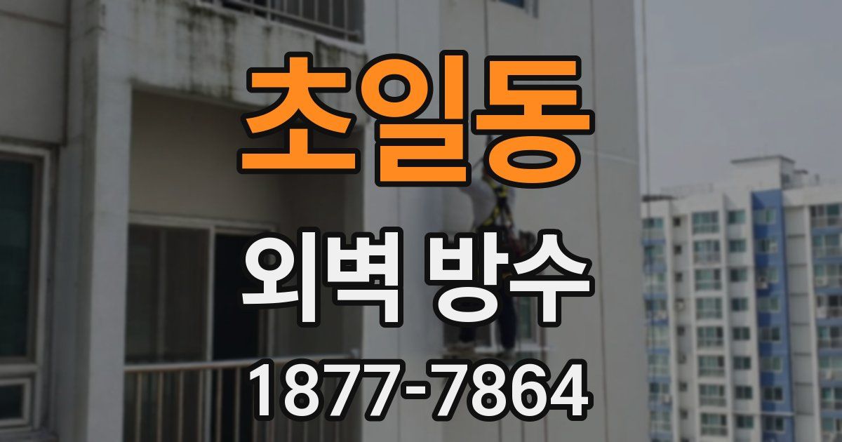 초일동 외벽 방수