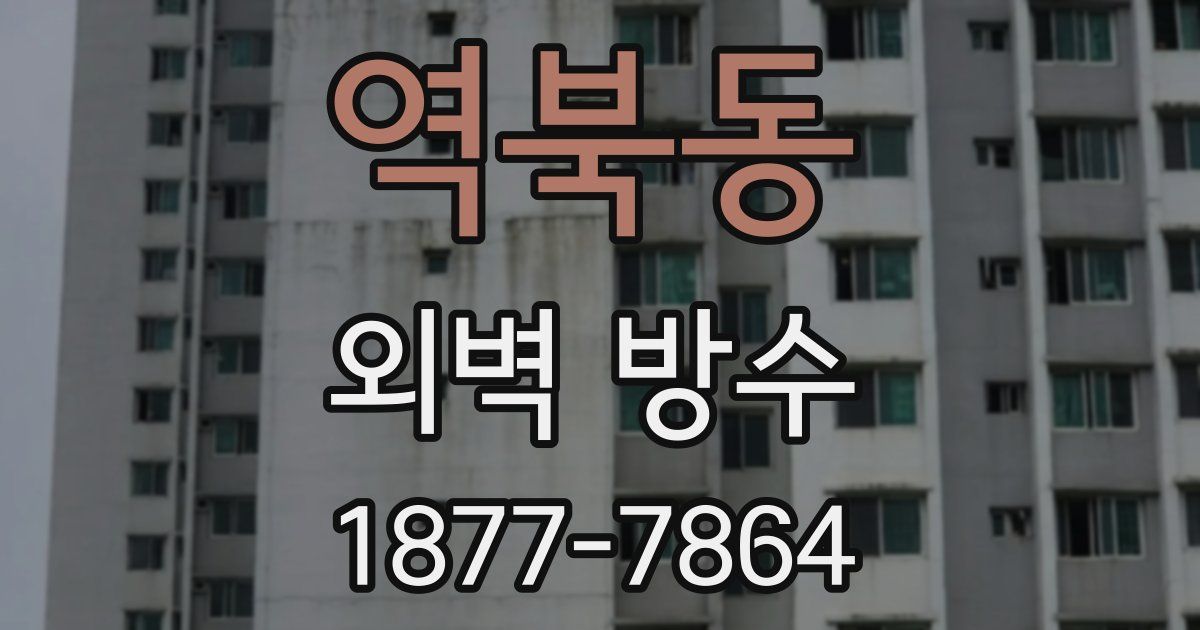 역북동 외벽 방수