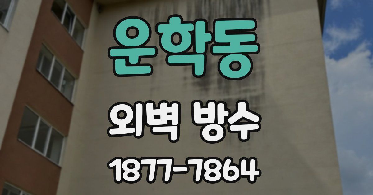 운학동 외벽 방수