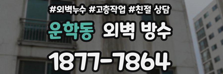 운학동 외벽 방수