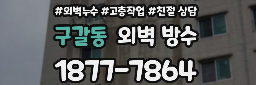 구갈동 외벽 방수