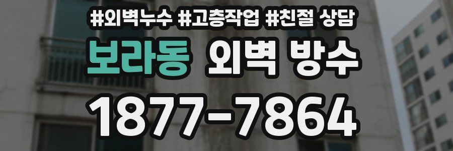 보라동 외벽 방수
