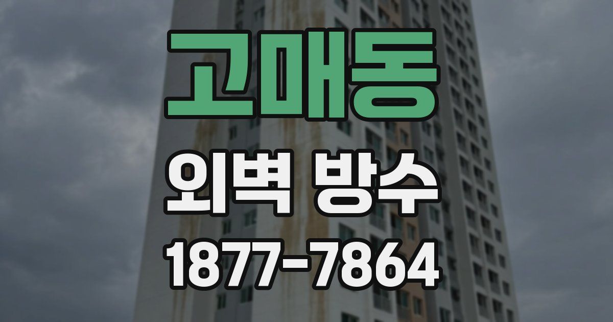 고매동 외벽 방수