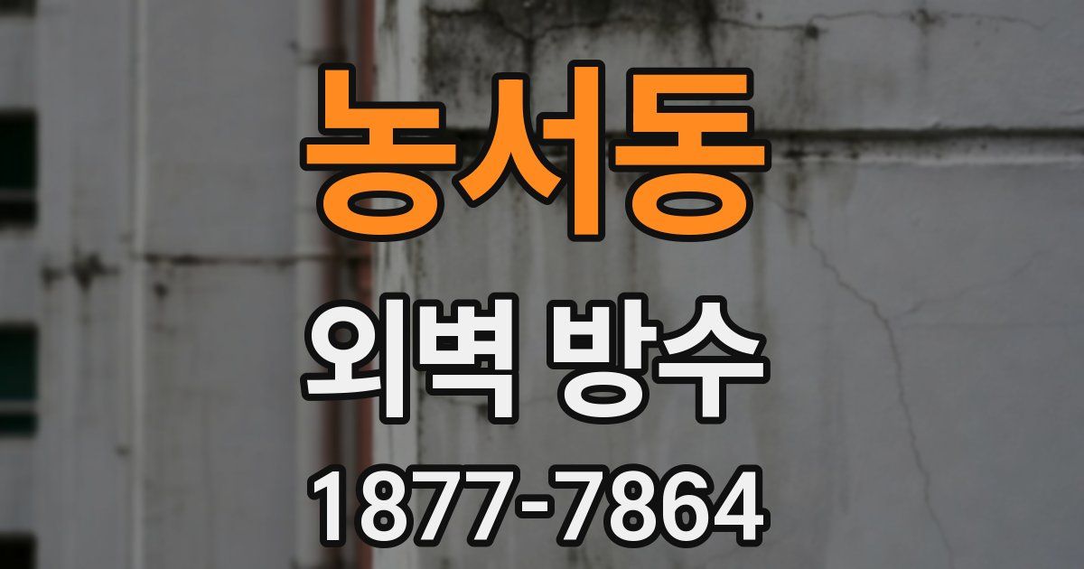 농서동 외벽 방수
