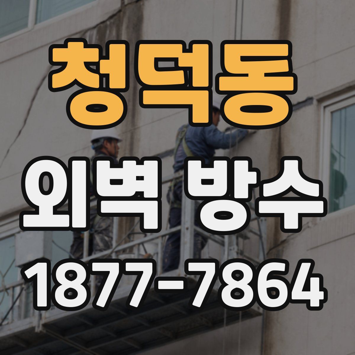 청덕동 외벽 방수