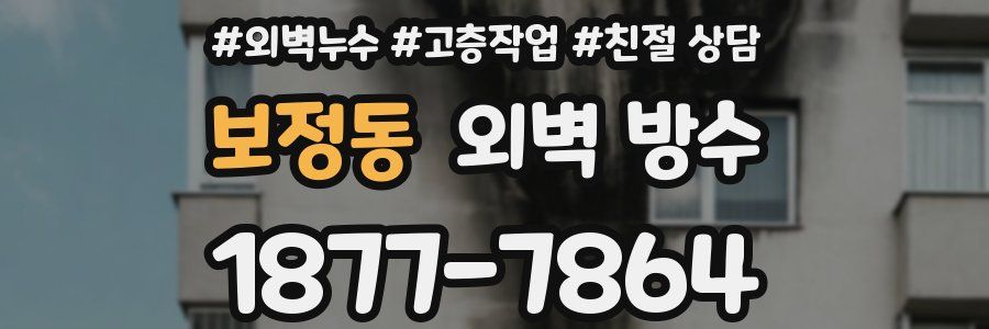 보정동 외벽 방수