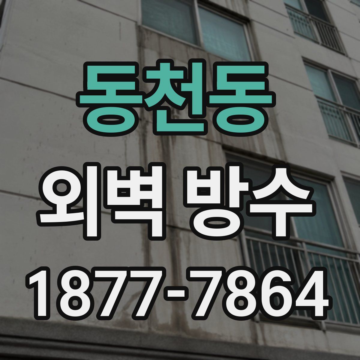 동천동 외벽 방수