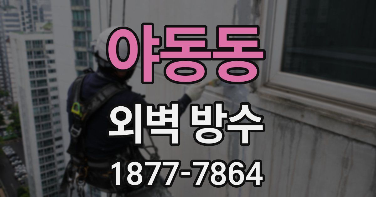 야동동 외벽 방수