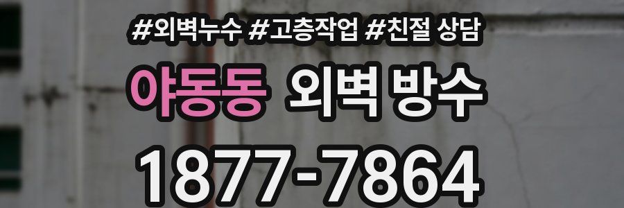 야동동 외벽 방수