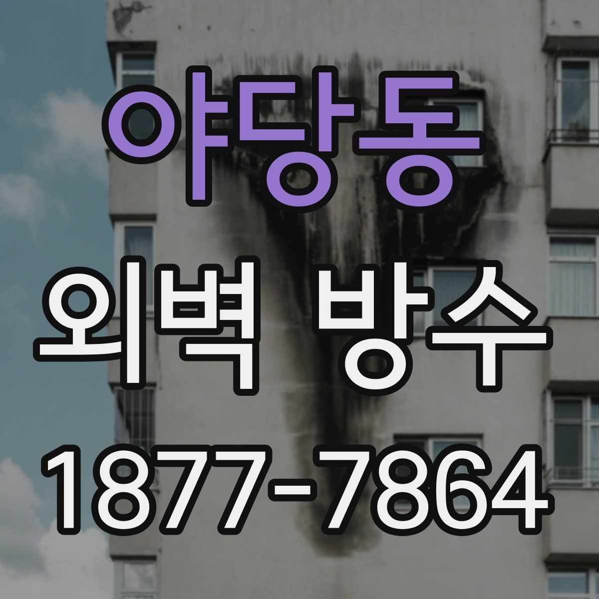 야당동 외벽 방수