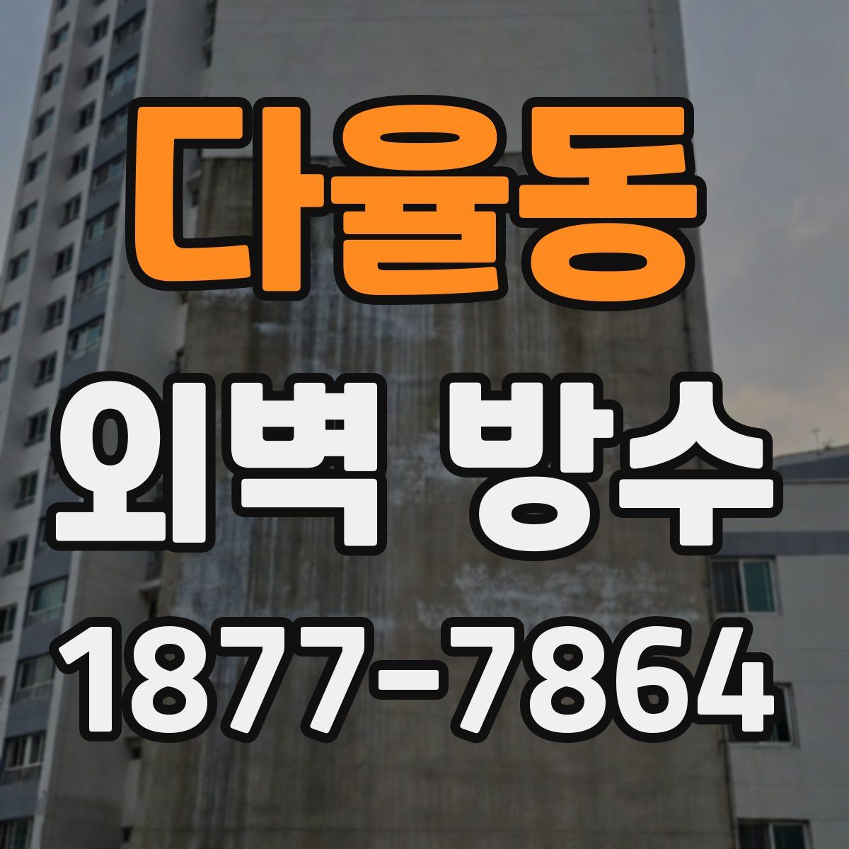 다율동 외벽 방수