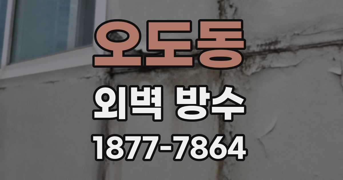 오도동 외벽 방수