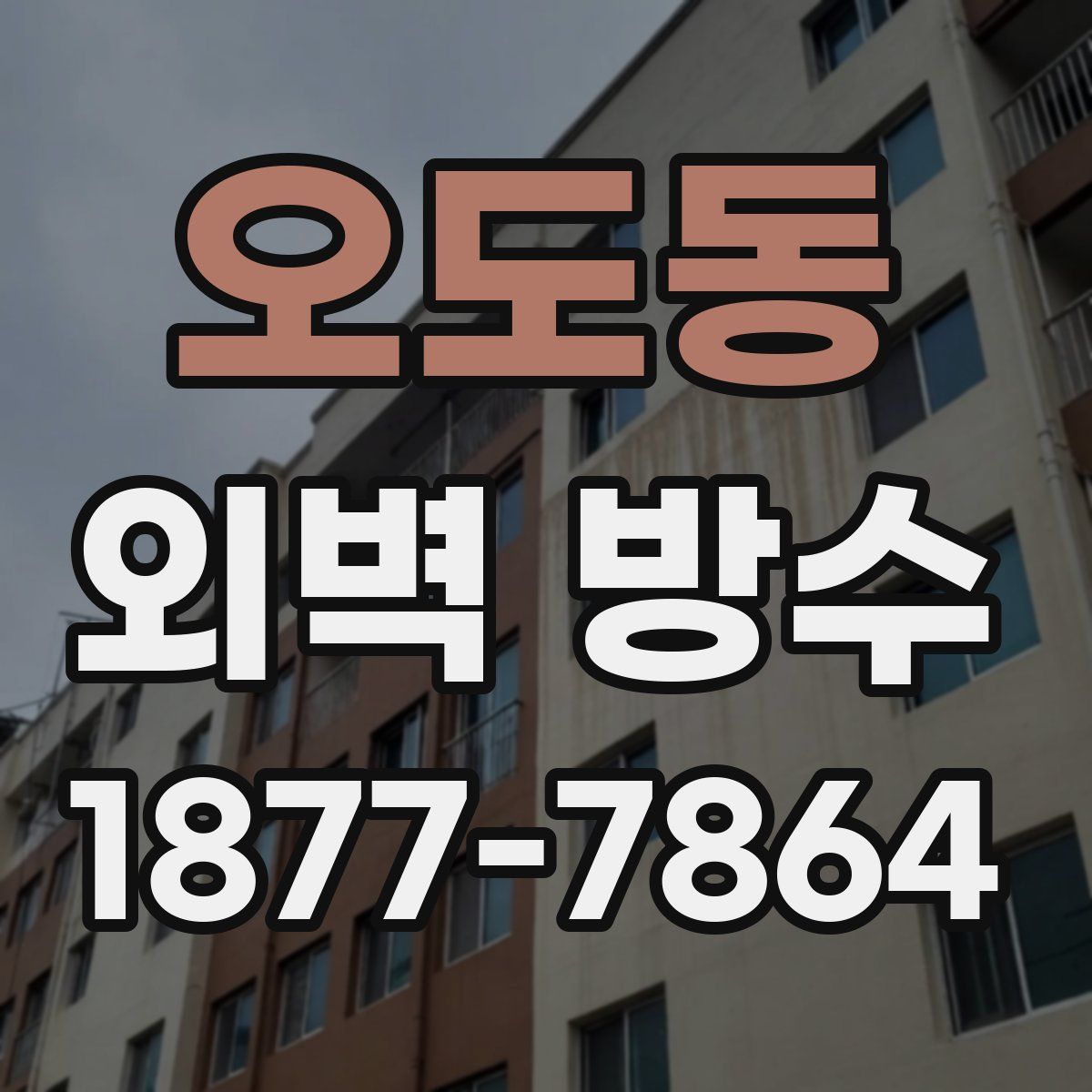 오도동 외벽 방수