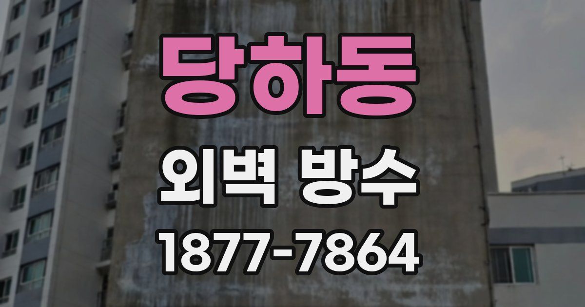 당하동 외벽 방수