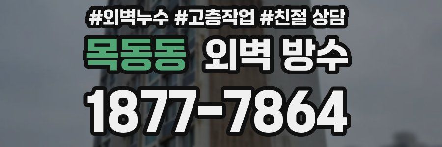 목동동 외벽 방수