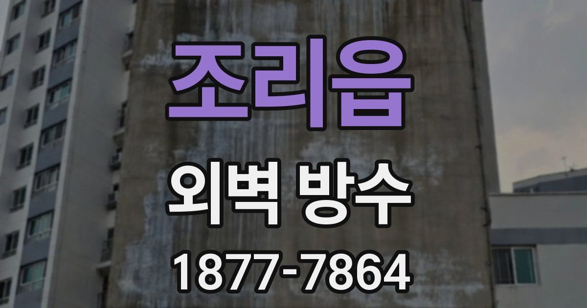 조리읍 외벽 방수