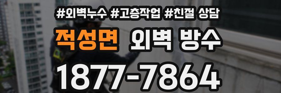 적성면 외벽 방수