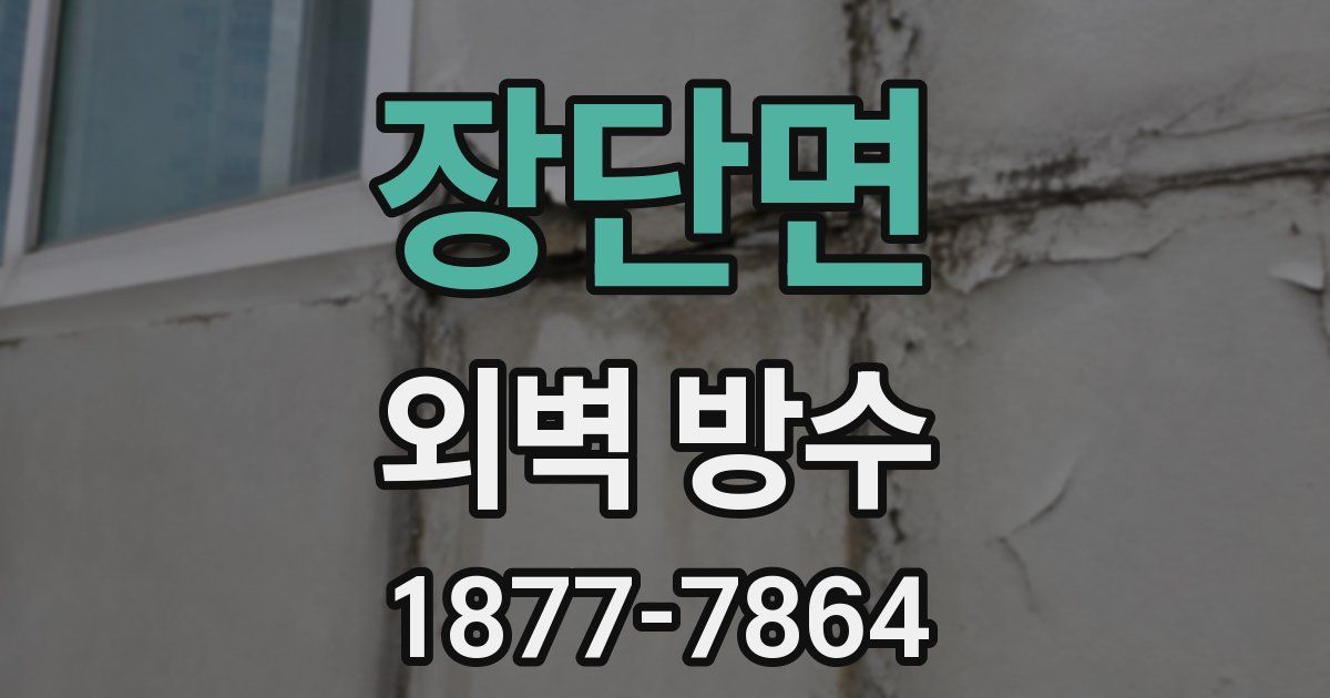 장단면 외벽 방수