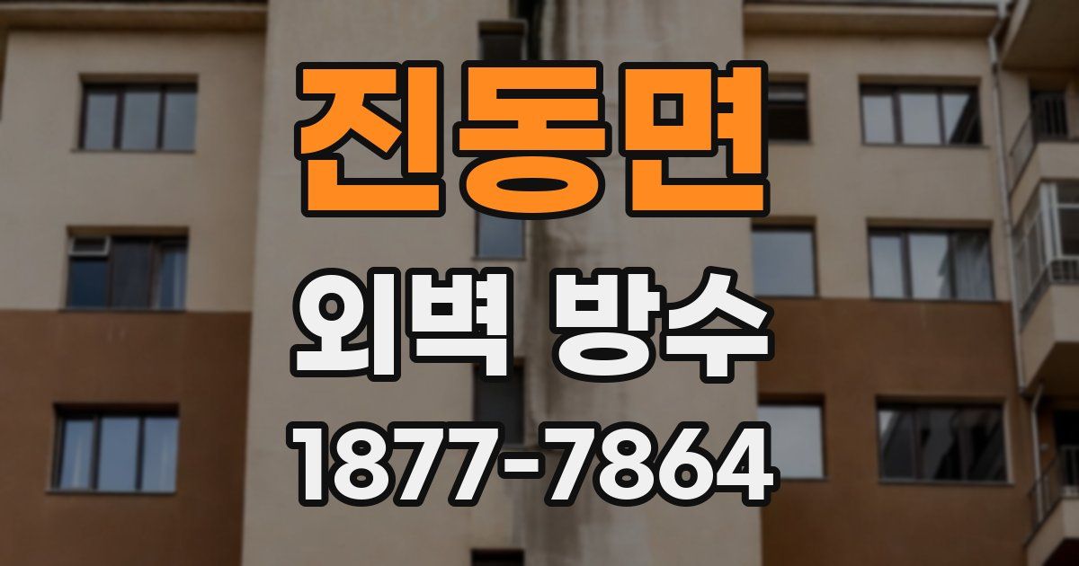 진동면 외벽 방수