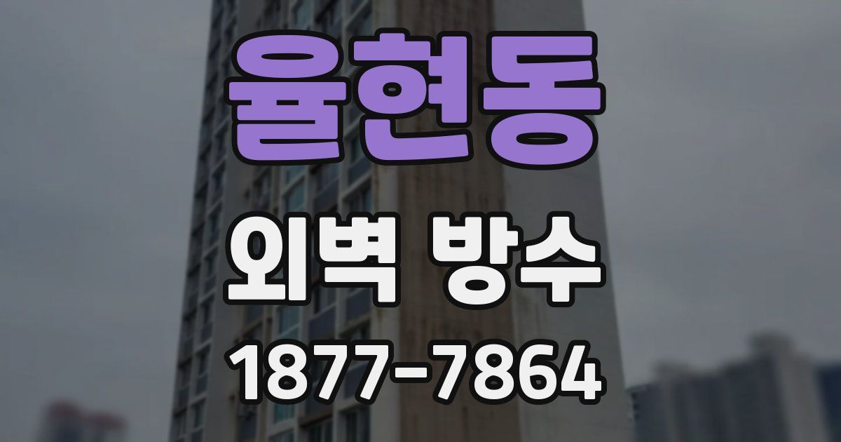 율현동 외벽 방수