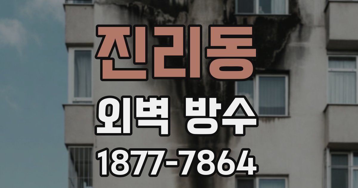 진리동 외벽 방수