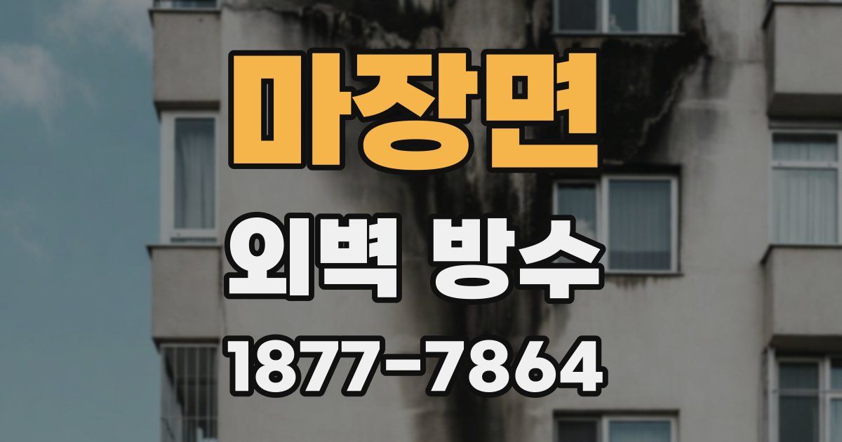 마장면 외벽 방수