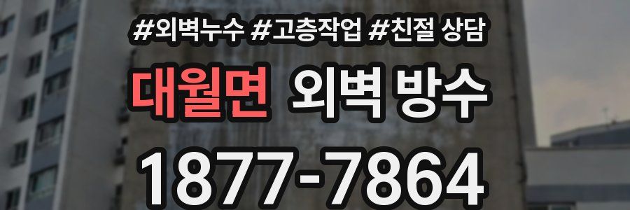 대월면 외벽 방수