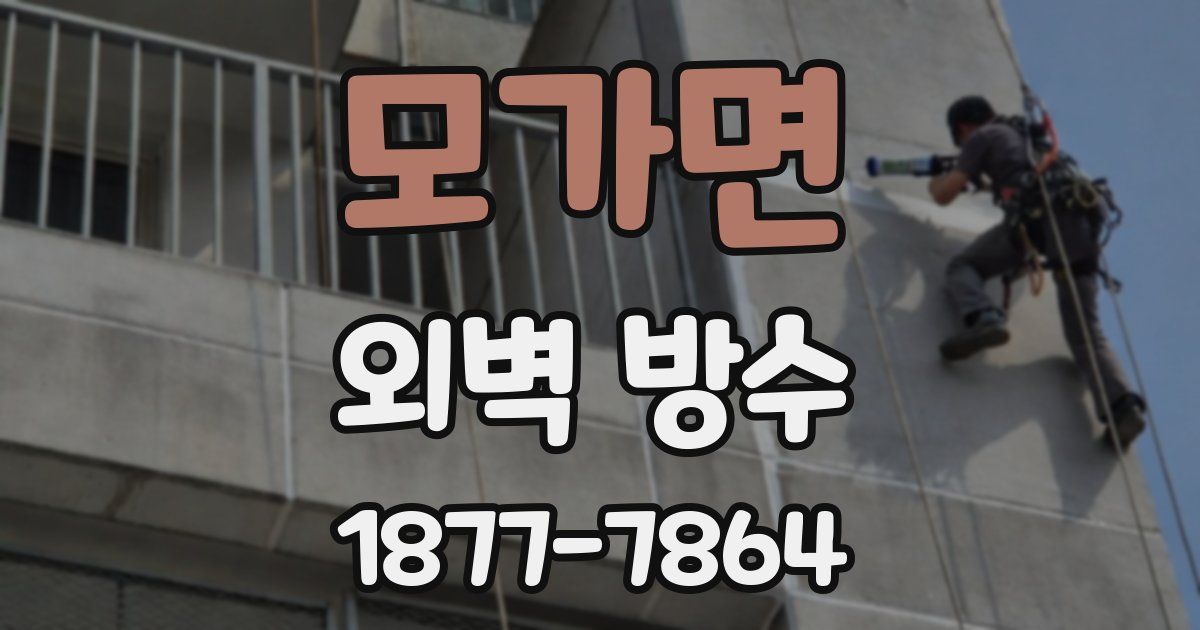 모가면 외벽 방수