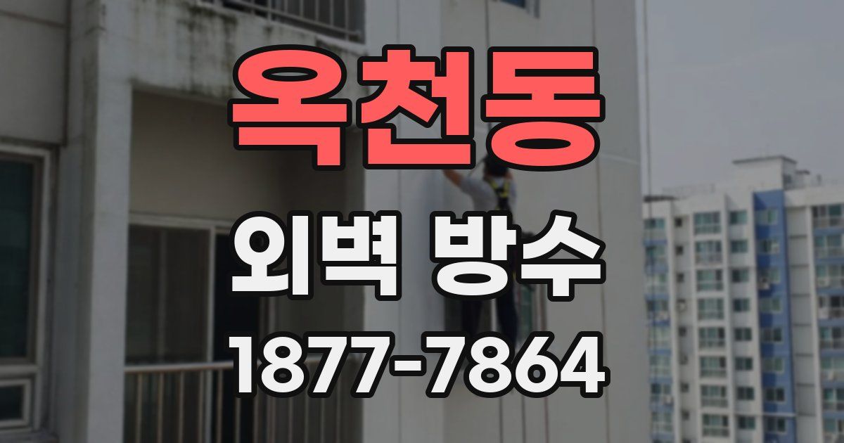 옥천동 외벽 방수