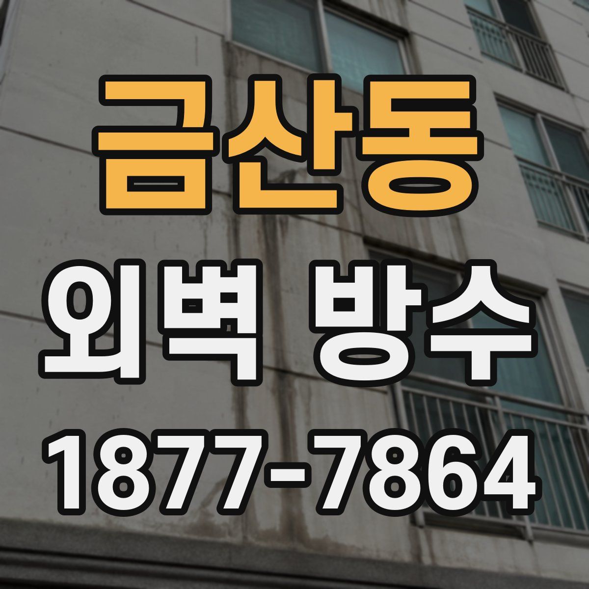 금산동 외벽 방수