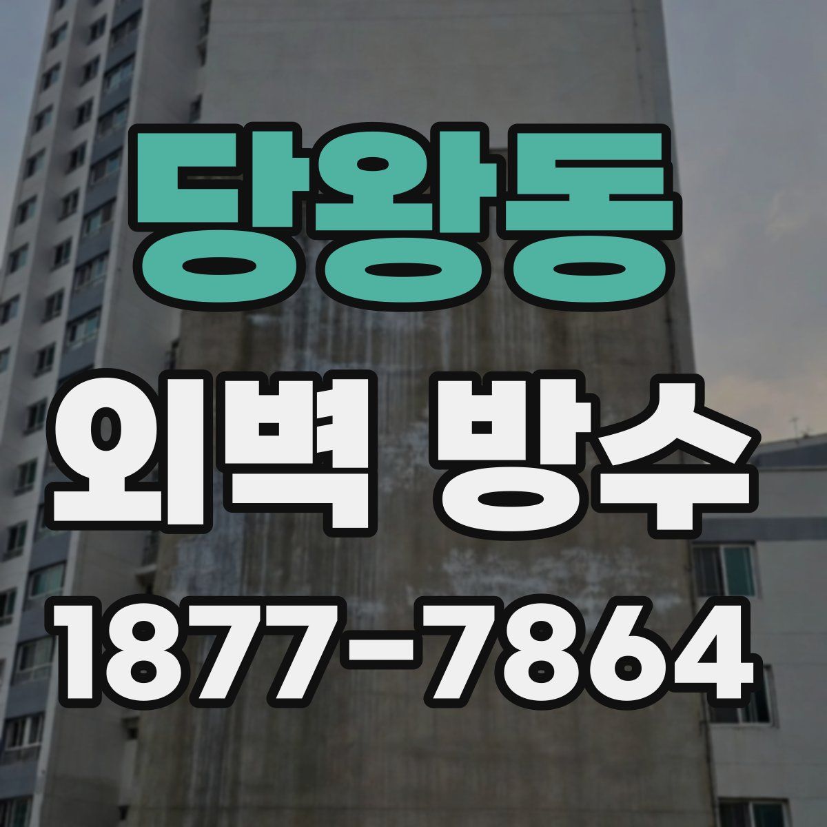 당왕동 외벽 방수