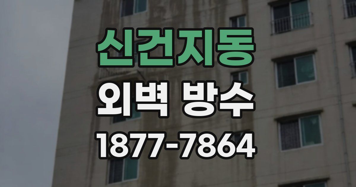 신건지동 외벽 방수