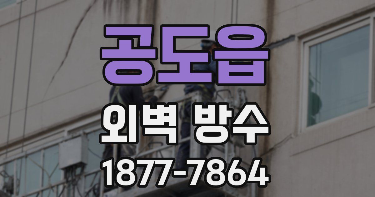 공도읍 외벽 방수
