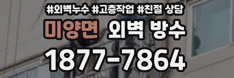 미양면 외벽 방수