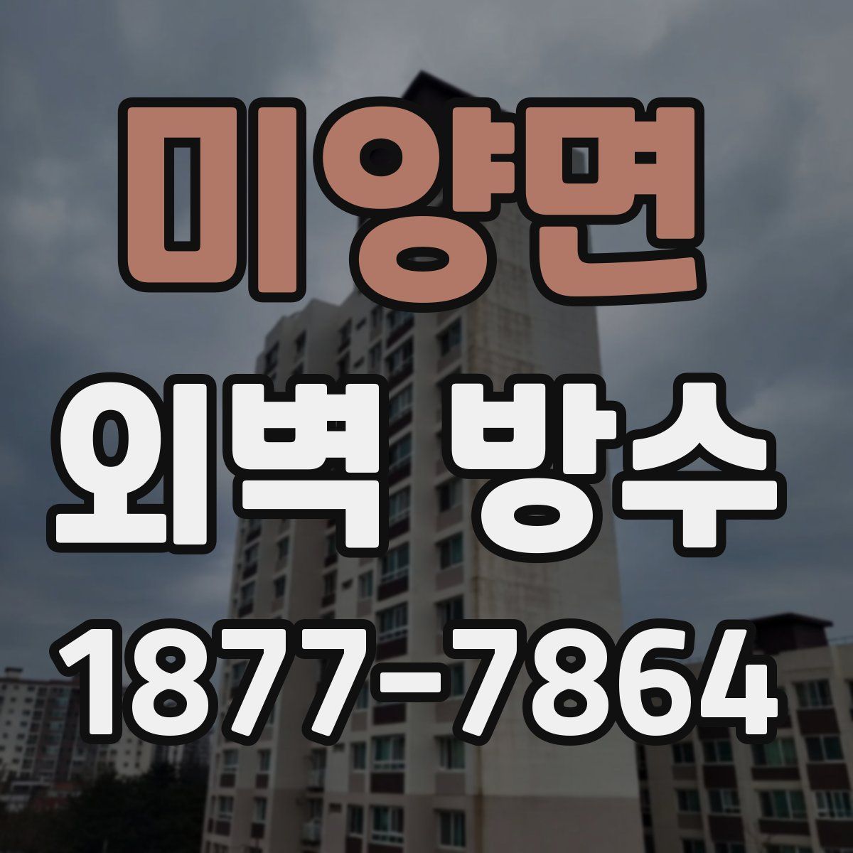 미양면 외벽 방수