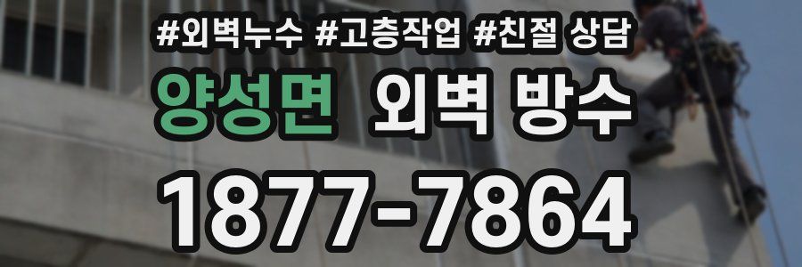 양성면 외벽 방수
