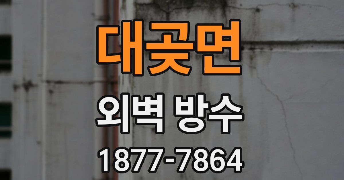 대곶면 외벽 방수