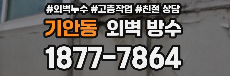 기안동 외벽 방수