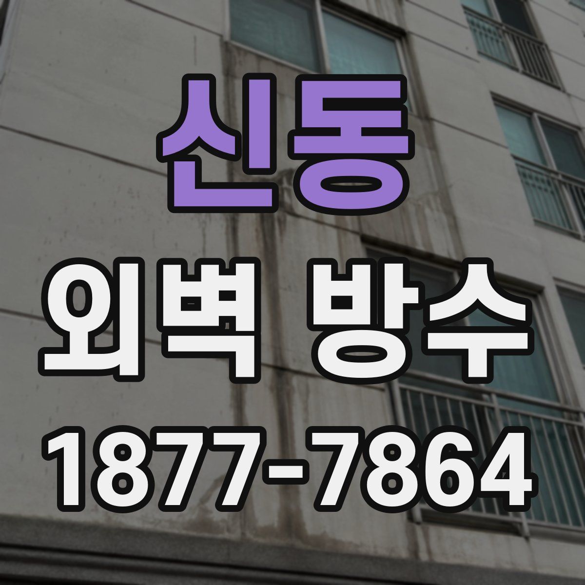 신동 외벽 방수