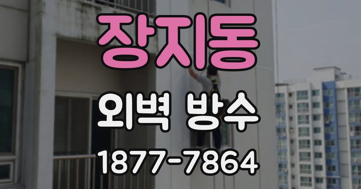 장지동 외벽 방수
